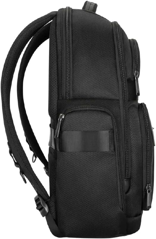 Targus TBB618 15–16" Mobile Elite Backpack – Black Laptop Bag with SafePort Protection & Expandable Pockets