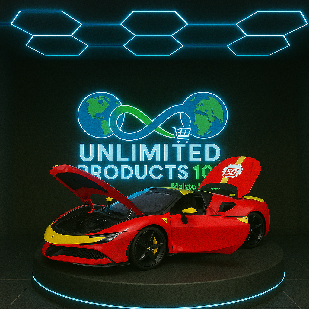 Ferrari SF90 Stradale Assetto Fiorano – 1:18 Die-cast Model (Signature Series) – Opening Doors & Bonnet – Collector’s Supercar