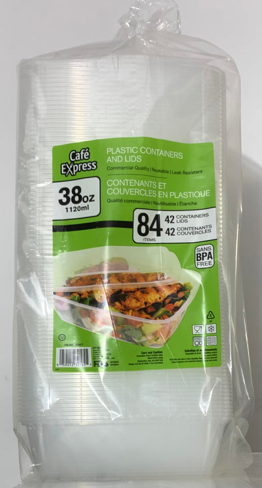 Cafe Express Take-away-Behälter 42 x 38 oz