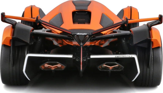 Orange and black sports car with 'Koenigsegg' branding on a white background