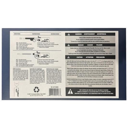 X-Lite Multi-Purpose Wind-Resistant Lighters 6-Pack - BBQ, Camping & Outdoor Lighters