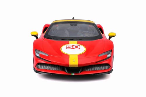 Ferrari SF90 Stradale Assetto Fiorano – 1:18 Die-cast Model (Signature Series) – Opening Doors & Bonnet – Collector’s Supercar