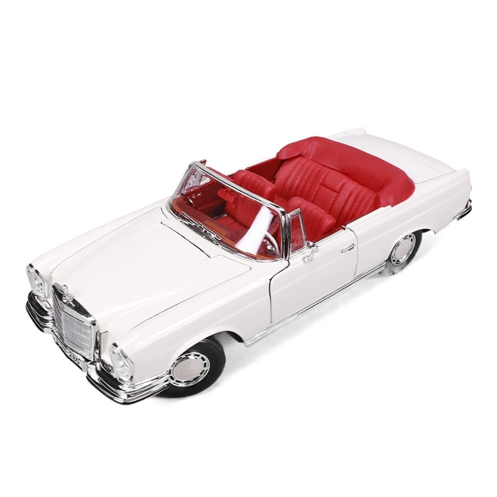 Mercedes-Benz 280 SL Cabriolet 1/18 ANSON 30380 - Modèle Miniature Collection - Blanc - Occasion état Neuf
