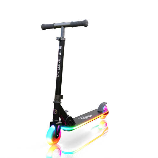 Supernova Kids Light-Up Scooter | Aluminium Frame, Adjustable Handlebar, Foldable | Ages 5+, Max 155 lbs