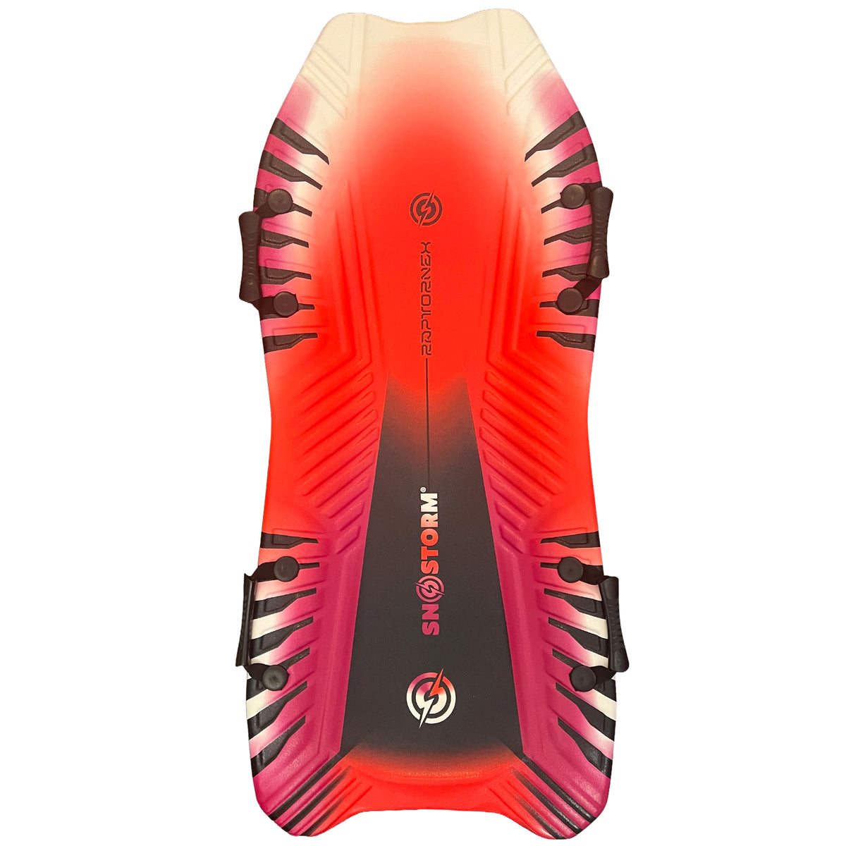 Sno‑Storm Snow Sled – Lightweight Foam Winter Sled for Youth & Adults, Durable EPS Core, Dual Grip Handles, Fast Toboggan Board for Snow Hills – Red