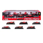 1:43 Ferrari Formula Racing Die Cast 6-Pack – Authentic Formula 1 Collectible Cars with Premium Decals & Collector Box