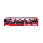 1:43 Ferrari Formula Racing Die Cast 6-Pack – Authentic Formula 1 Collectible Cars with Premium Decals & Collector Box