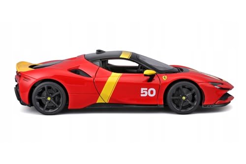 Ferrari SF90 Stradale Assetto Fiorano – 1:18 Die-cast Model (Signature Series) – Opening Doors & Bonnet – Collector’s Supercar