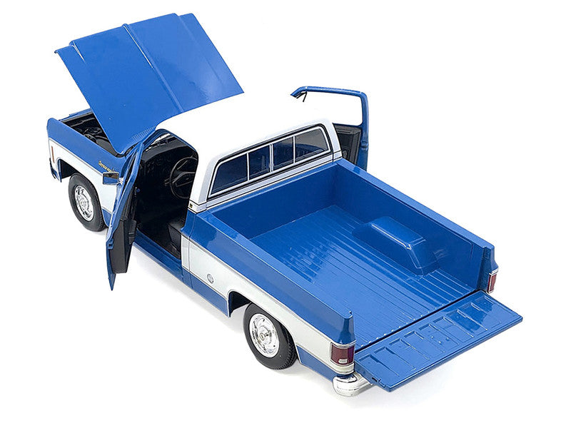 Maisto 1:18 1974 Chevrolet C10 Cheyenne Die-Cast Pickup Model Truck – Blue