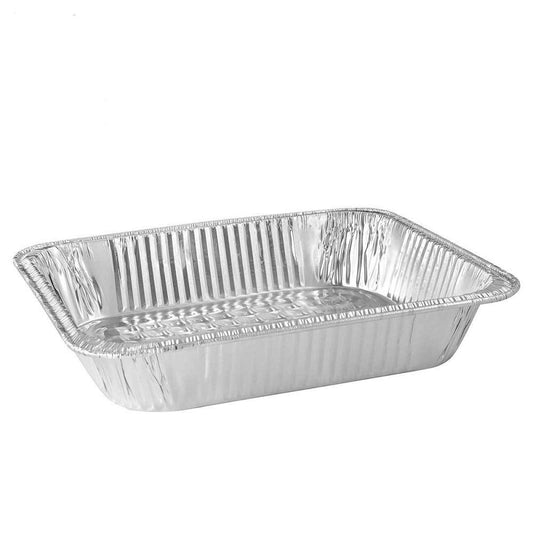 Titan Half Steam Table Pans - Deep Aluminum Foil Pans 100-Count Bulk Pack