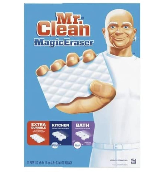 Mr. Clean Magic Eraser Extra Power Cleaning Pads – 11-Count Bulk Box