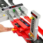 Hot Wheels Racing Formula 1 Grand Prix Circuit Track Set – 3 Die-Cast F1 Cars, Dual Race Modes & Booster Playset