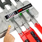 Hot Wheels Racing Formula 1 Grand Prix Circuit Track Set – 3 Die-Cast F1 Cars, Dual Race Modes & Booster Playset