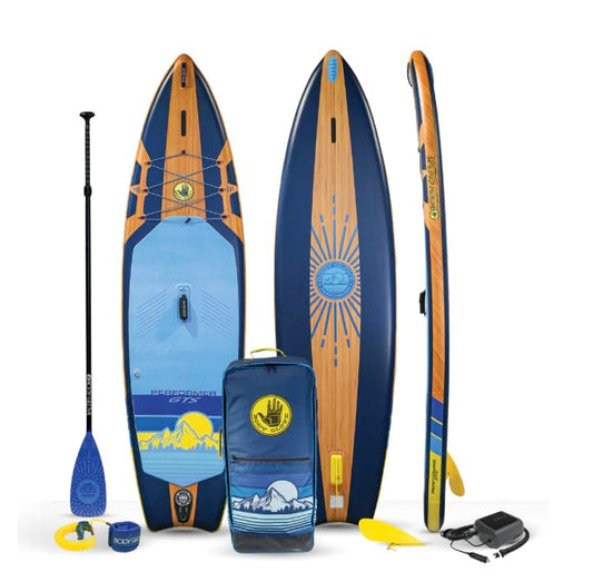 Body Glove Performer GTS aufblasbares Stand-Up-Paddle-Board (SUP), inklusive Zubehör, breites, stabiles Design, rutschfestes Deck, aufblasbare Paddle-Boards für Jugendliche und Erwachsene