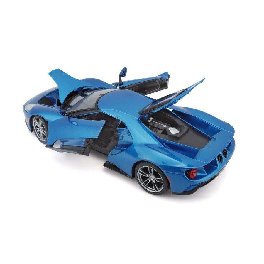 1:18 Scale 2017 Ford GT Die-Cast Model Car – Blue | Metal Alloy Replica Gift Collection