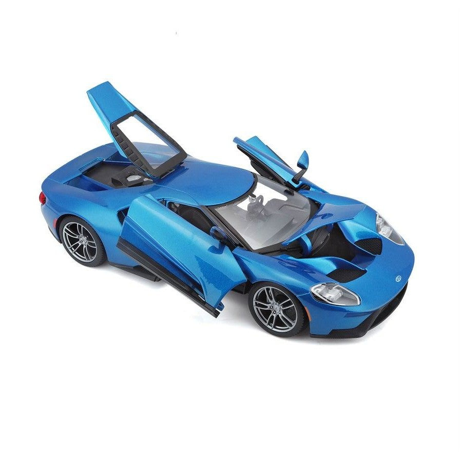 1:18 Scale 2017 Ford GT Die-Cast Model Car – Blue | Metal Alloy Replica Gift Collection