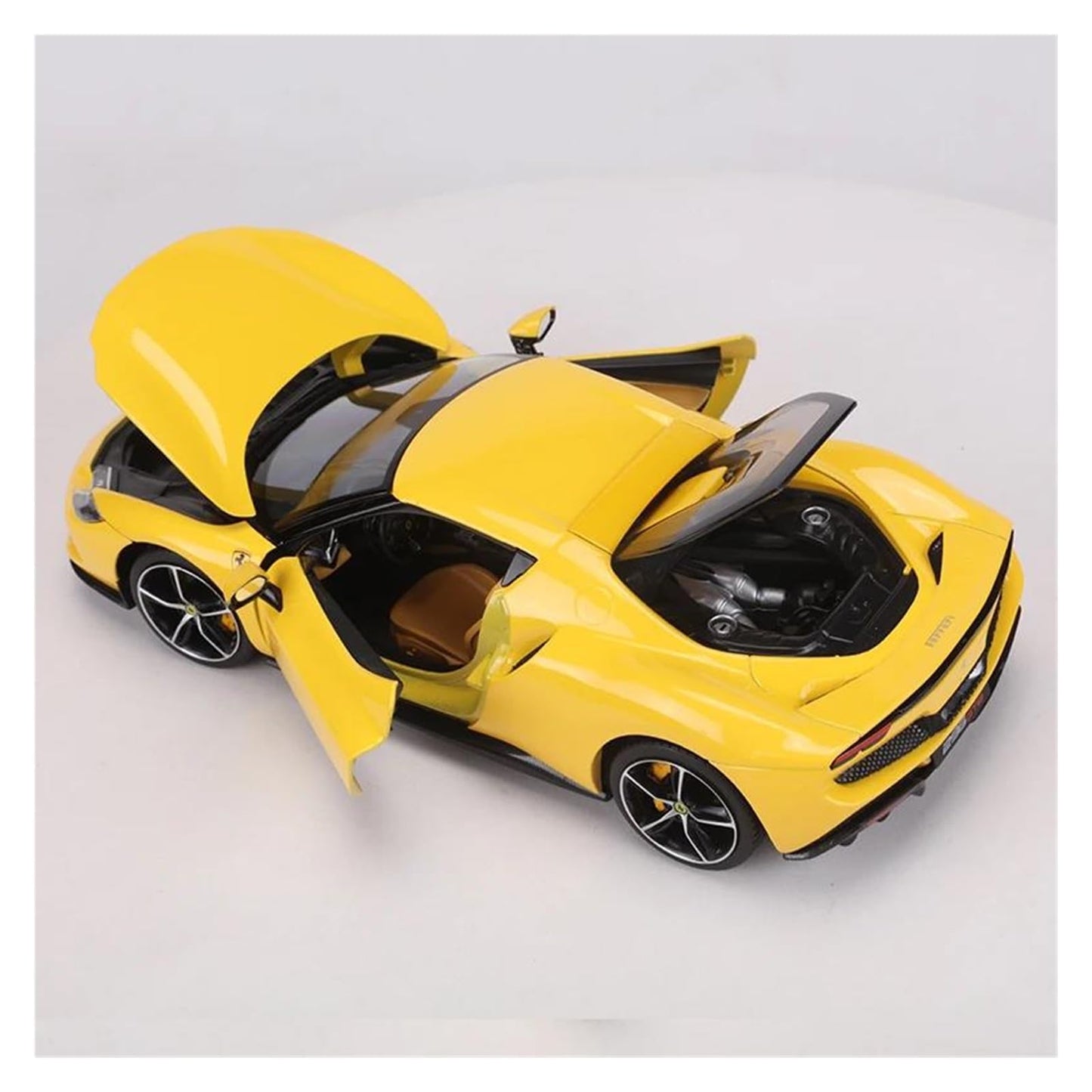 سيارة فيراري 296 GTB نموذج مصغر بمقياس 1:18 - من إنتاج شركة مايستو القابلة للتجميع