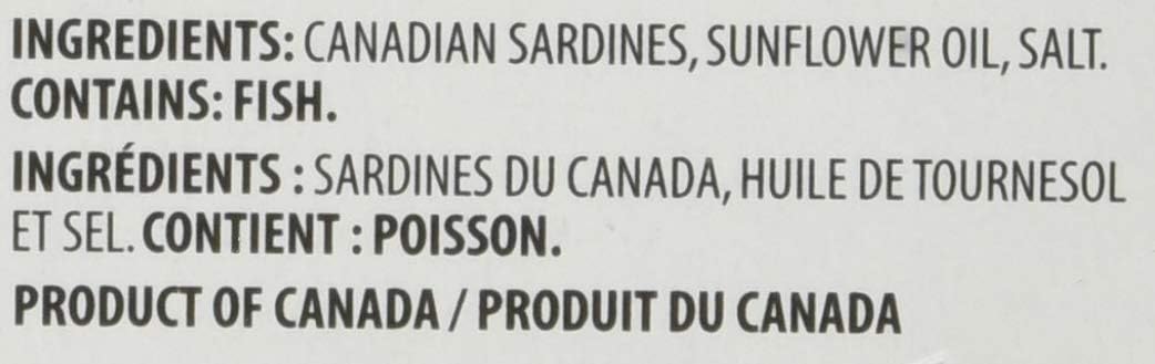 Kersen Boneless Canadian Sardine Fillets in Sunflower Oil, 8 x 200g (1.6 kg) | Kosher, High Protein, Ready to Eat