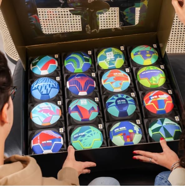 FIFA World Cup 2026 Host Cities Collectible Soccer Ball Set, 16-Piece | Officially Licensed Size 1 Mini Balls