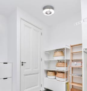 مصباح إنبرايتن متعدد الاستخدامات بتقنية LED قابل للتعديل يعمل بحساس الحركة - مزود بخاصية الإضاءة الاحتياطية في حالة انقطاع التيار الكهربائي و3 إعدادات للإضاءة