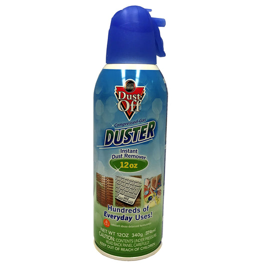 Dust-Off Compressed Air Duster 4-Pack - 10oz Cans for Electronics & Computer Cleaning