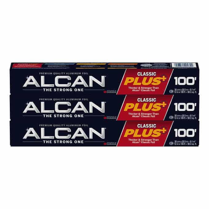 ALCAN Aluminiumfolie, 3er-Pack