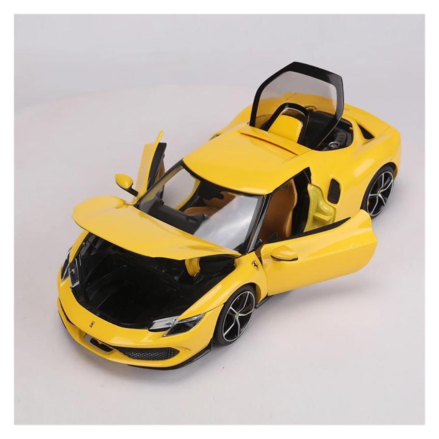 سيارة فيراري 296 GTB نموذج مصغر بمقياس 1:18 - من إنتاج شركة مايستو القابلة للتجميع