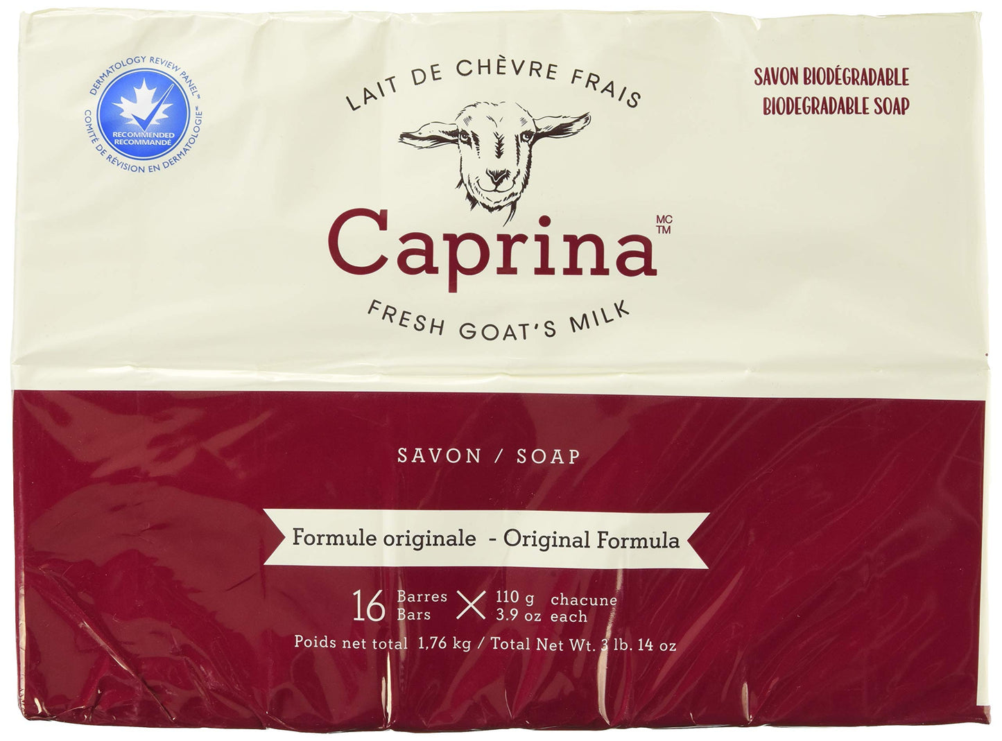Caprina GOAT MILK SOAP 16 X 110g