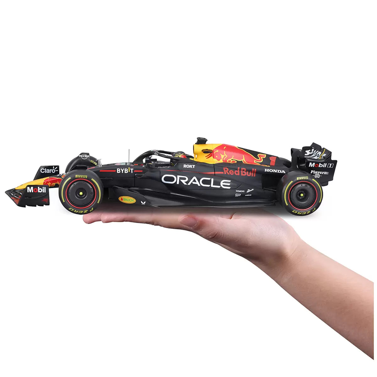 Bburago Oracle Red Bull Racing RB19 #1 Max Verstappen | 2023 World Champion Edition | 1:18 Scale Formula 1 Diecast Model Car