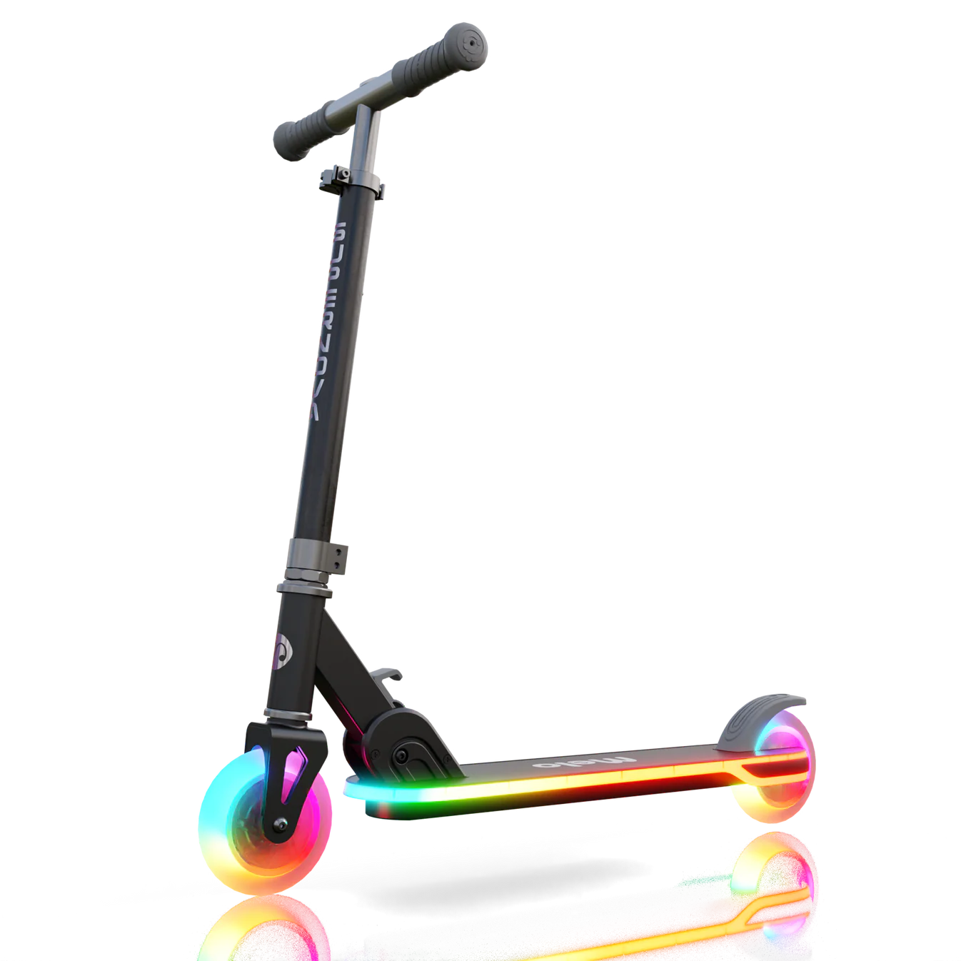 Supernova Kids Light-Up Scooter | Aluminium Frame, Adjustable Handlebar, Foldable | Ages 5+, Max 155 lbs