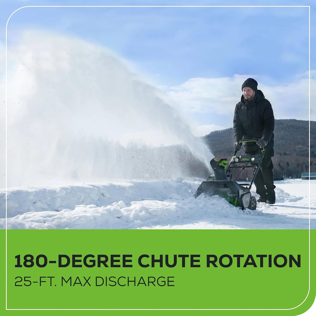 Greenworks Pro 80V 20" Cordless Snow Blower | 4Ah Battery & Charger Included | Model SN80L41
