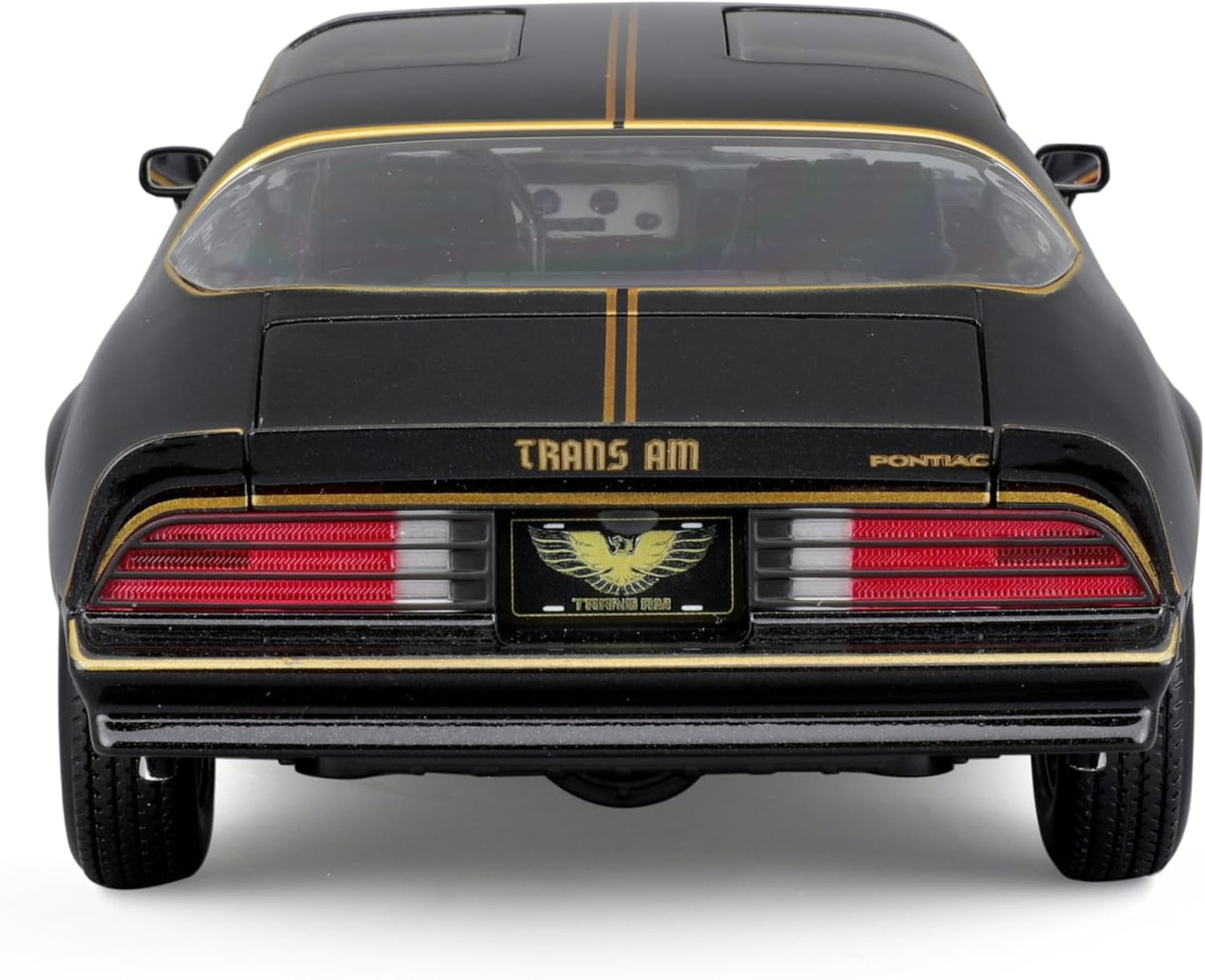 Maisto 1:18 SE 1978 Pontiac Firebird Trans Am Black & Gold Rear Edition – Diecast Model Car (Special Edition Classic American Muscle)