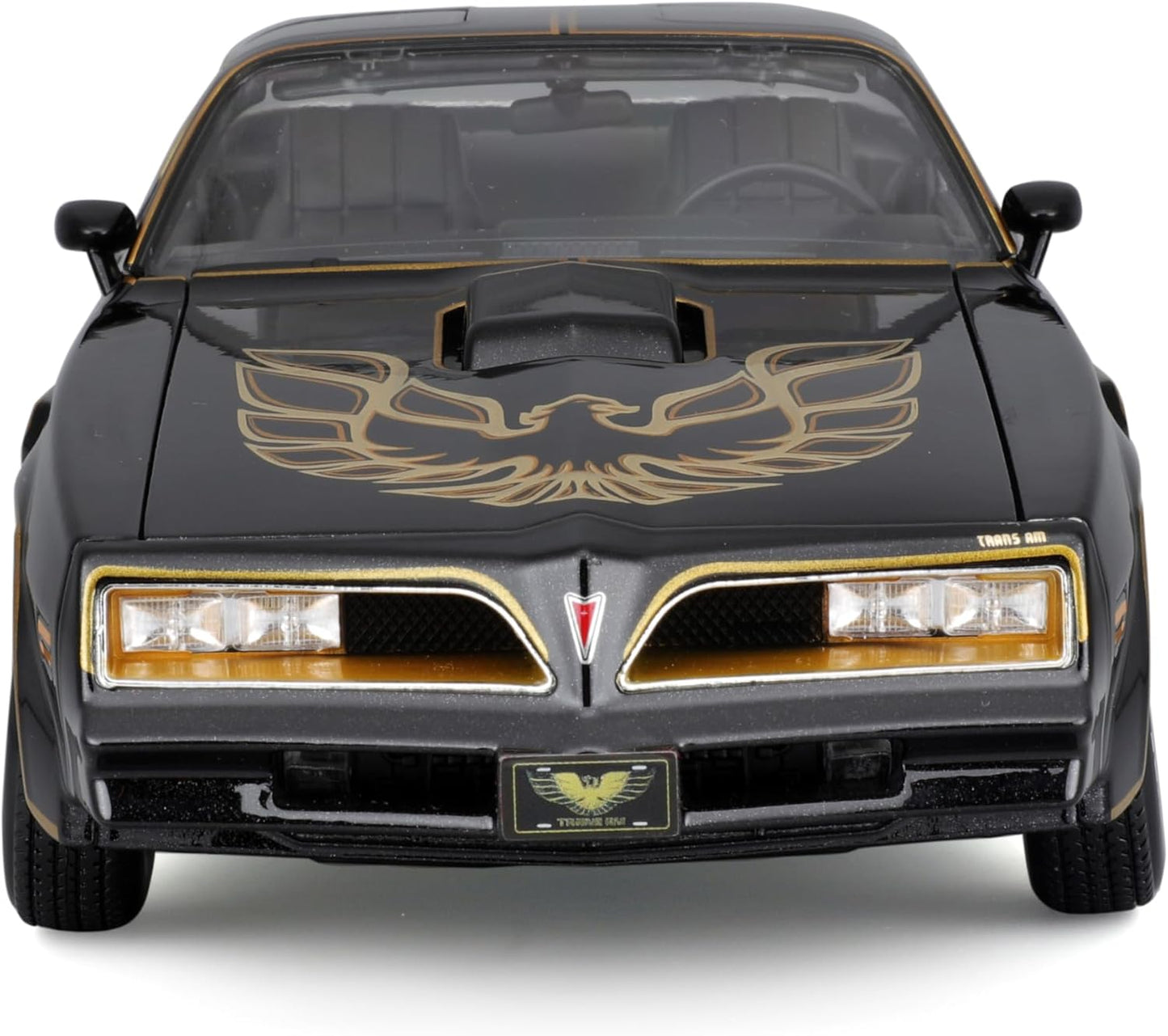 Maisto 1:18 SE 1978 Pontiac Firebird Trans Am Black & Gold Rear Edition – Diecast Model Car (Special Edition Classic American Muscle)