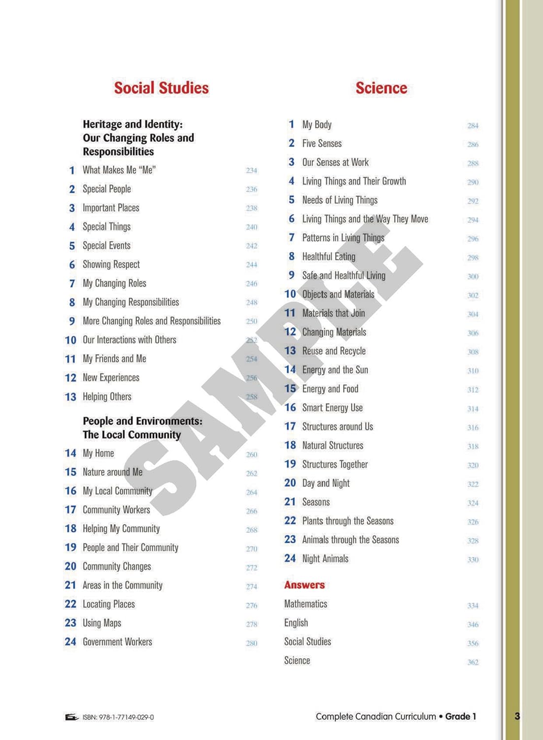 Complete Canadian Curriculum: Grade 1 (Enriched Edition) | Math, English, Social Studies & Science Workbook