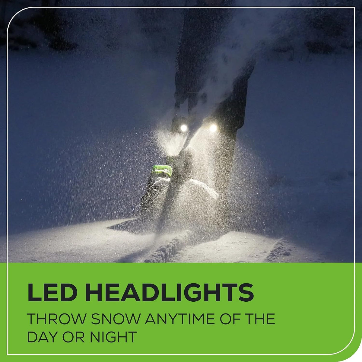Greenworks Pro 80V 20" Cordless Snow Blower | 4Ah Battery & Charger Included | Model SN80L41
