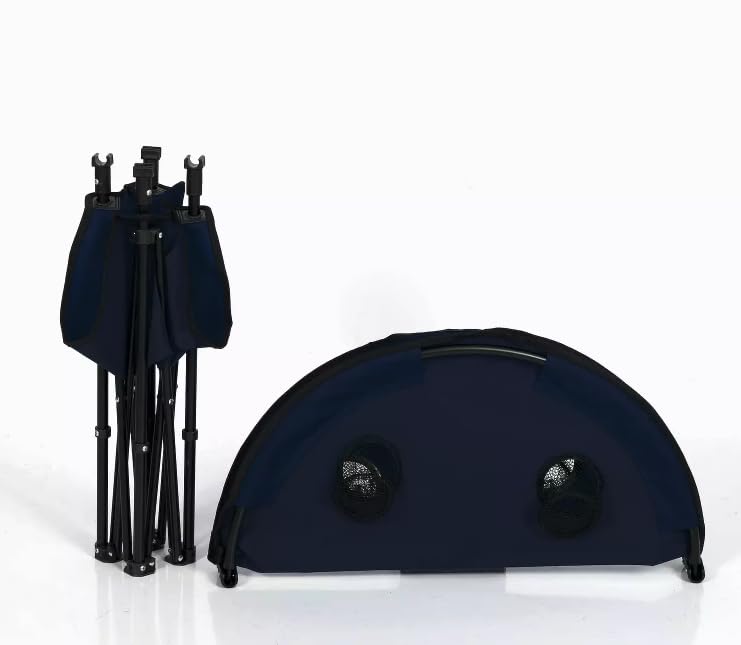 طاولة تخييم – طاولة خارجية خفيفة الوزن محمولة مع حاملات أكواب – طاولة قابلة للطي صغيرة الحجم للتخييم، والرحلات، والسيارات الترفيهية، والشواطئ، والنزهات