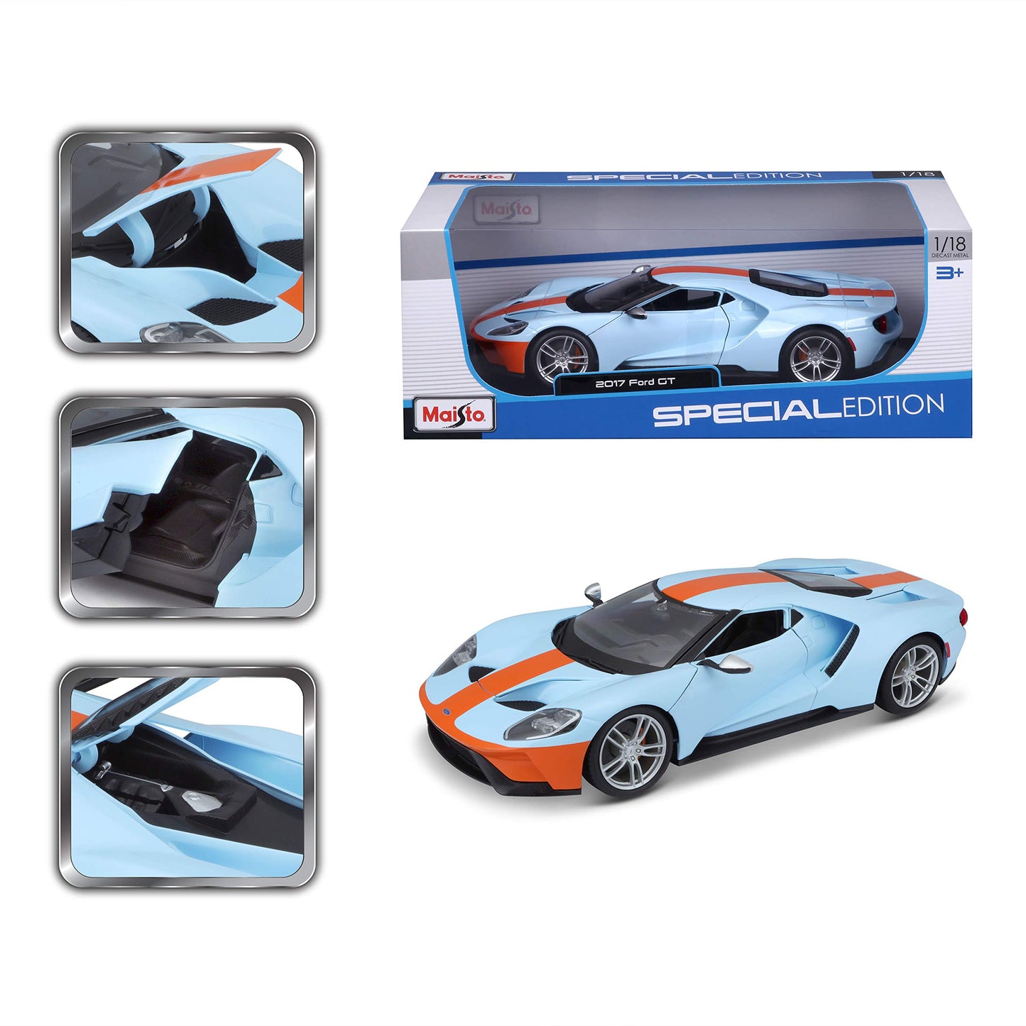 2019 Ford GT 1:18 Die-cast Model – Special Edition