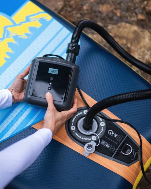 لوح التجديف القابل للنفخ Body Glove Performer GTS، لوح SUP مع جميع الملحقات، تصميم عريض وثابت، سطح مانع للانزلاق، ألواح تجديف قابلة للنفخ للشباب والكبار