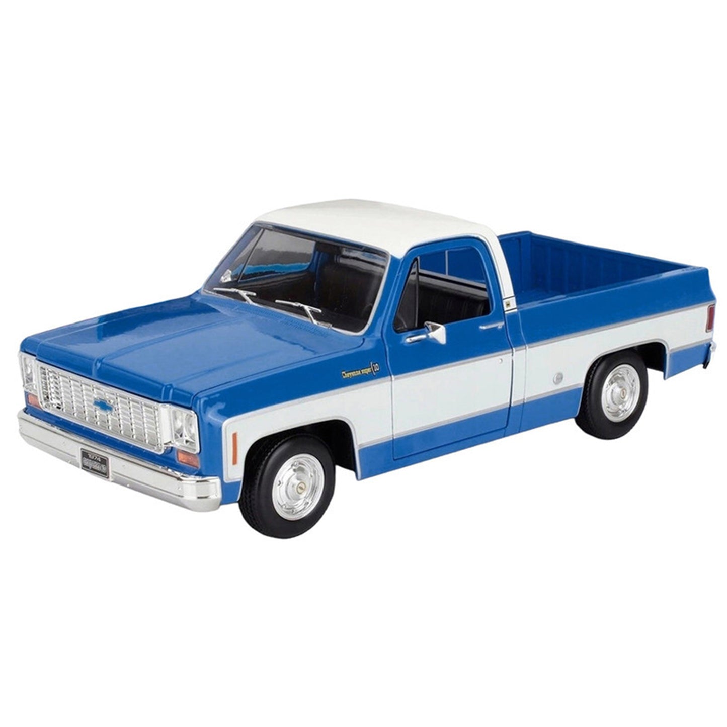 Maisto 1:18 1974 Chevrolet C10 Cheyenne Die-Cast Pickup Model Truck – Blue