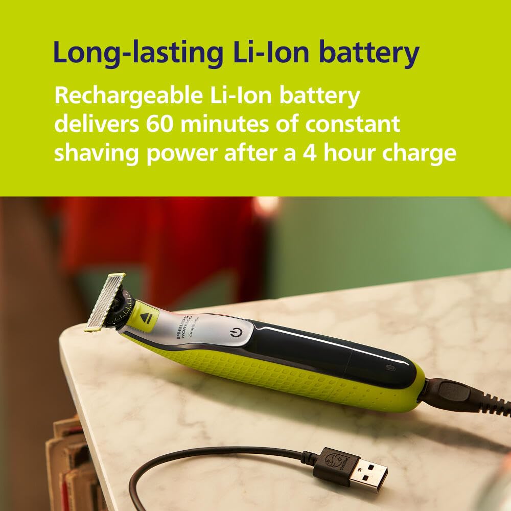 Philips Norelco OneBlade 360 ​​Hybrid-Elektrotrimmer und -Rasierer für Gesicht und Körper, QP2834/70