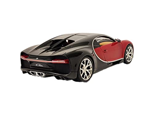 Model of a Bugatti car on a white background