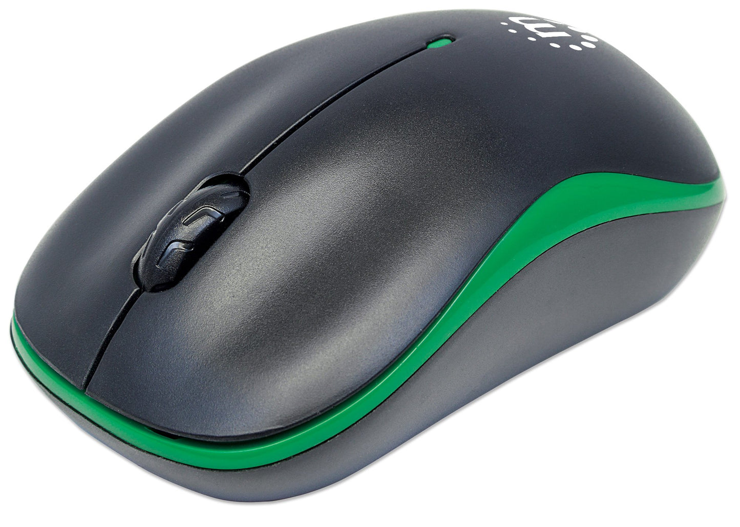 Manhattan Success Wireless Optical Mouse | 2.4GHz USB Receiver, 10m Range, Ergonomic Design | Model 179393