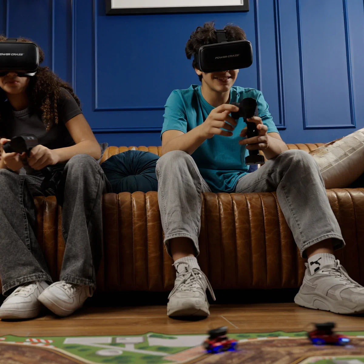 Amax Power Craze Micro FPV Racer RC Car – Real-Time HD Video Streaming, 2.4GHz Controller & Immersive VR Racing Track Set