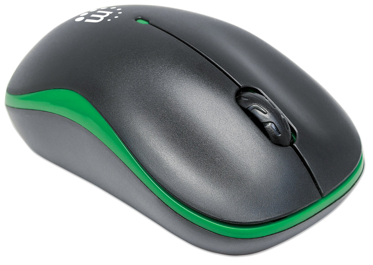Manhattan Success Wireless Optical Mouse | 2.4GHz USB Receiver, 10m Range, Ergonomic Design | Model 179393