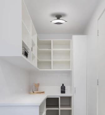 مصباح إنبرايتن متعدد الاستخدامات بتقنية LED قابل للتعديل يعمل بحساس الحركة - مزود بخاصية الإضاءة الاحتياطية في حالة انقطاع التيار الكهربائي و3 إعدادات للإضاءة