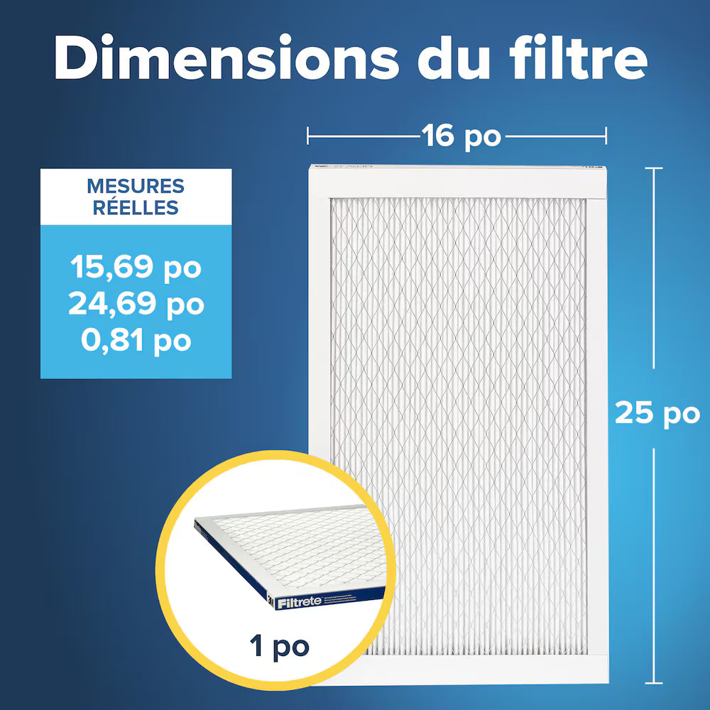 Filtrete Air Filter MPR 2200 | 16x25x1 Inch | Elite Allergen Reduction | 3-Pack
