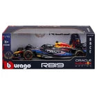 2023 ORACLE Red Bull Racing RB19 #1 Max Verstappen 1:18 Austin GP Die-Cast Model – Burago Precision Formula 1 Car