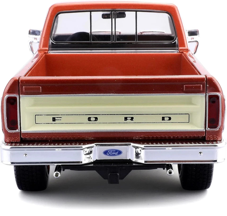 Maisto 1979 Ford F-150 Pickup Truck Brown | 1:18 Scale Diecast Model Car